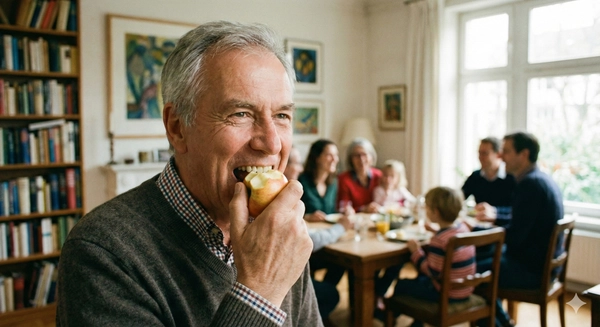 Vitální usměvavý senior